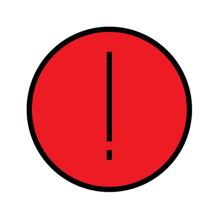 Alert circle icon line isolated on white background. Black flat thin icon on modern outline style. Linear symbol and editable stroke. Simple and pixel perfect stroke vector illustration.のイラスト素材