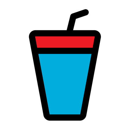 Cocktail icon line isolated on white background. Black flat thin icon on modern outline style. Linear symbol and editable stroke. Simple and pixel perfect stroke vector illustration.のイラスト素材