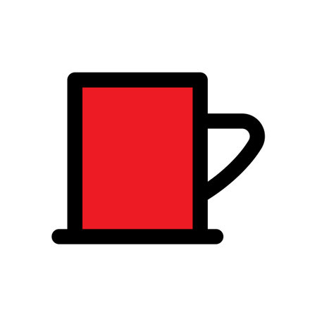 Cup icon line isolated on white background. Black flat thin icon on modern outline style. Linear symbol and editable stroke. Simple and pixel perfect stroke vector illustrationのイラスト素材