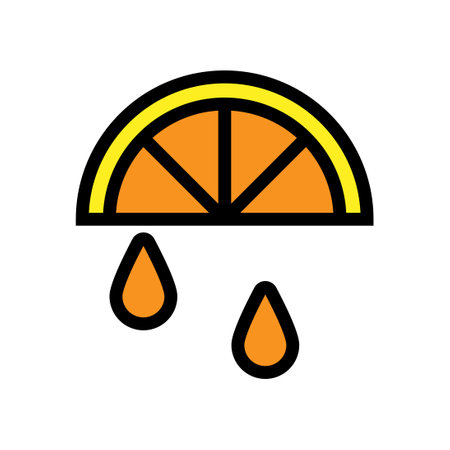 Lemon juice line icon isolated on white background. Black flat thin icon on modern outline style. Linear symbol and editable stroke. Simple and pixel perfect stroke vector illustration.のイラスト素材