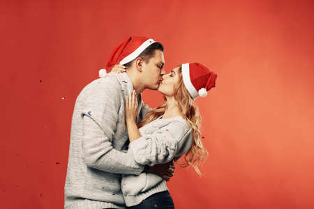 Happy young couple in loveの写真素材