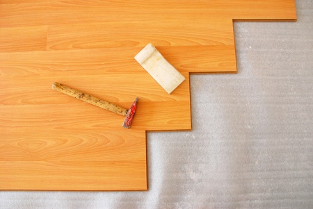Work tools and parqeutの写真素材