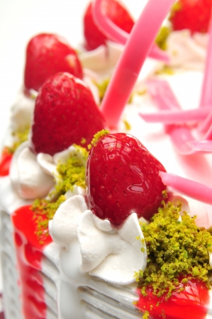 Strawberry cakeの写真素材