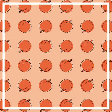 Illustration vector graphic of peach pattern background.
