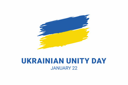 Illustration vector graphic of Ukrainian Unity Day. The illustration is Suitable for banners, flyers, stickers, Card, etc.のイラスト素材