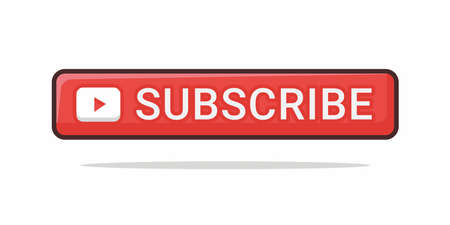 Subscribe Icon. Subscribe flat style isolated on a white background - stock vector.