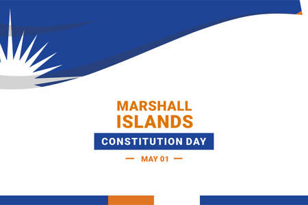 Marshall Island Constitution Day. Vector Illustration. The illustration is suitable for banners,...