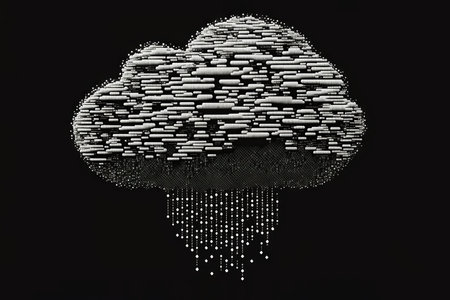 Technology data center on cloud service. cloud computing concept. Generative AIの素材
