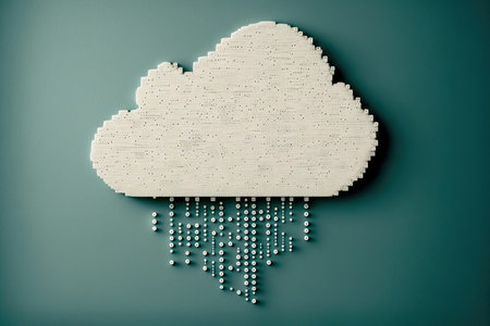Technology data center on cloud service. cloud computing concept. Generative AIの素材