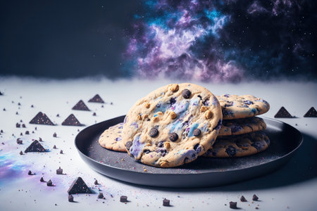 Fantasy design cookies. Generative AIの素材