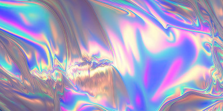 Abstract trendy neon texture background. Generative AIの素材