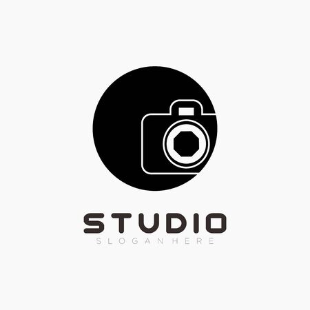 Camera shop logo designのイラスト素材
