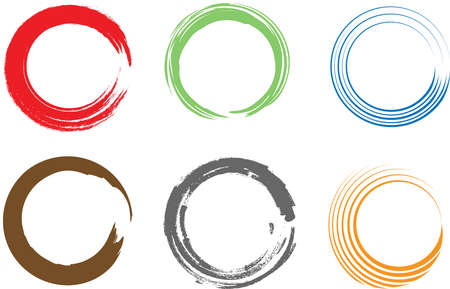 Brush Circle Vectorのイラスト素材