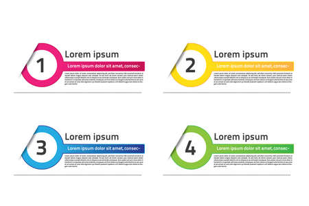 Infographic Set Circleのイラスト素材