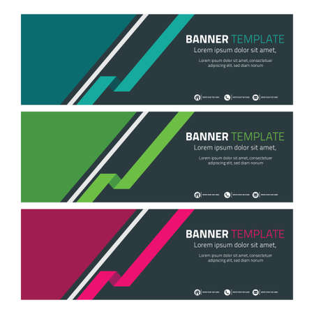 Abstract Header or Banner with Geometric Shapeのイラスト素材