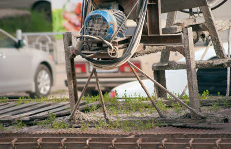 Concrete mixerの写真素材