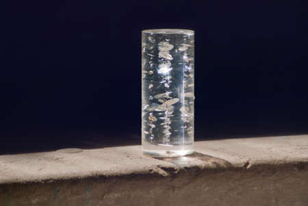 Transparent object in the sun's rays.の写真素材