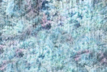 A pattern on the background of a cold blurred texture of nature.の写真素材