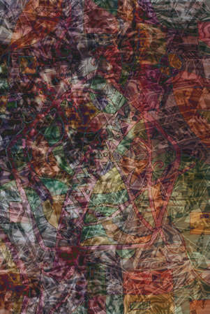 A pattern on the color background .の写真素材