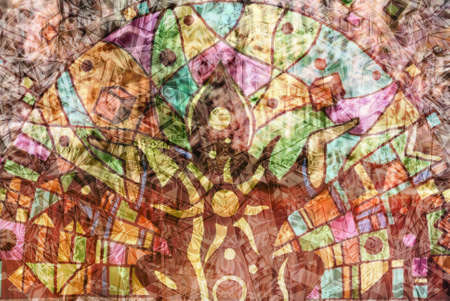 Creative background image of relaxation and meditation.の写真素材