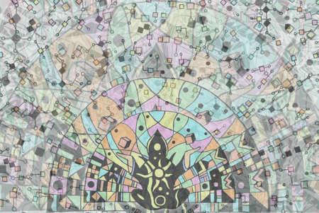 Creative background image of relaxation and meditation.の写真素材