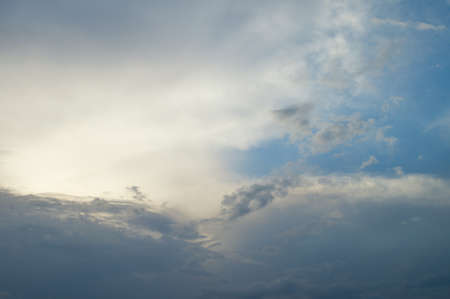 A blue day sky with rare beautiful clouds for the designer's background.