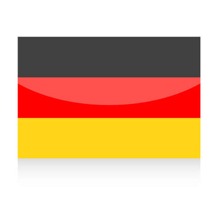 Germany Flag Vector Icon Illustrationのイラスト素材