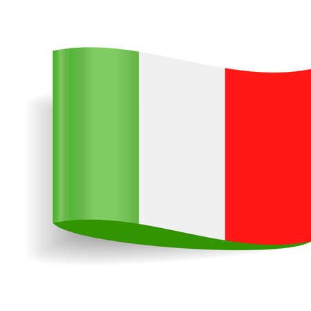 Italy Flag Vector Icon Illustrationのイラスト素材