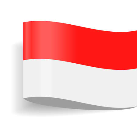 Indonesia Flag Vector Icon - Illustrationのイラスト素材