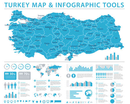 Turkey map icon.のイラスト素材