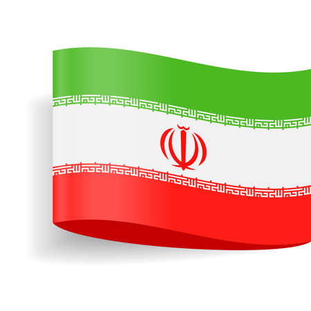 Iran Flag Vector Icon - Illustrationのイラスト素材