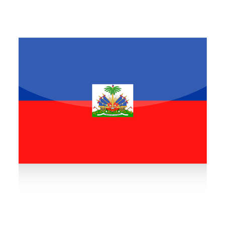 Haiti Flag Vector Icon - Illustration designのイラスト素材