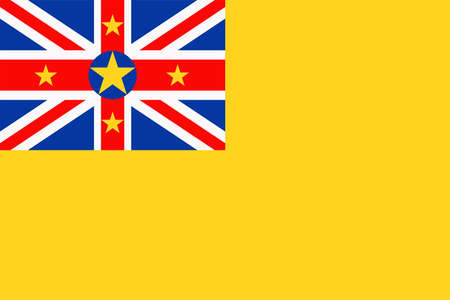 Niue Flag Vector Icon - Illustrationのイラスト素材