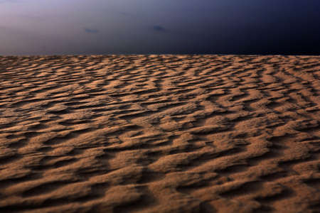 Sahara desert wiew et 6 o'clock in the morning