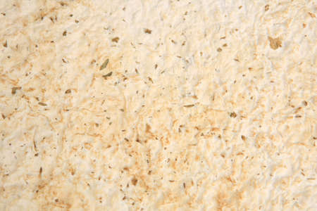 hand made paper on detailed macro photoの写真素材