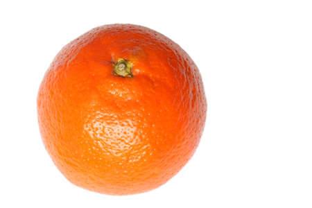 Orange. Isolated on whiteの写真素材