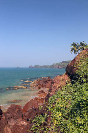 Tropical rocky sea shore