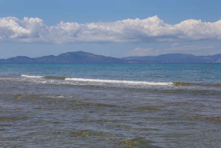 View to Zakynthos from Peloponnese, Greece