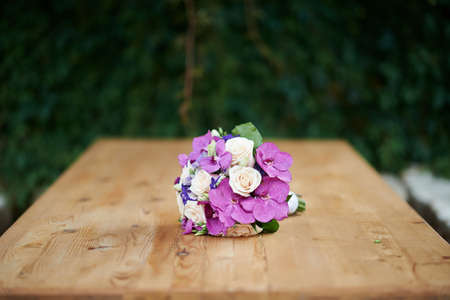 the bride's bouquetの写真素材