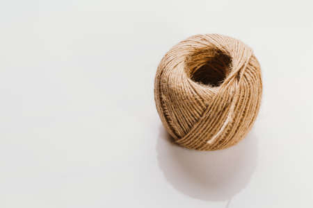 new tangle of cords on a light background.の写真素材