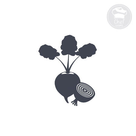 White background shows an icon indicating beetのイラスト素材