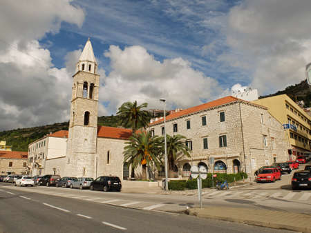 Dubrovnik, Croatia, Views of the city in cloudy weather.のeditorial素材