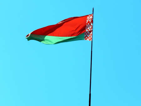 Flag of the Republic of Belarusの写真素材