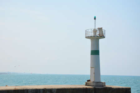 Lighthouse and seaの写真素材