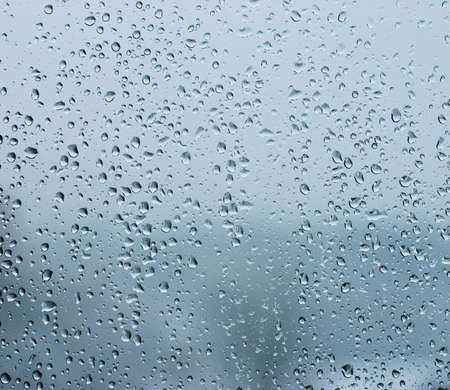 Rain drops on the window