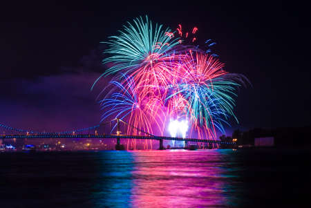 Fireworks showの写真素材