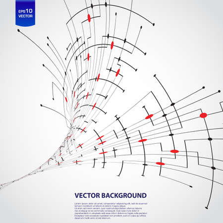 Abstract Background Vectorのイラスト素材