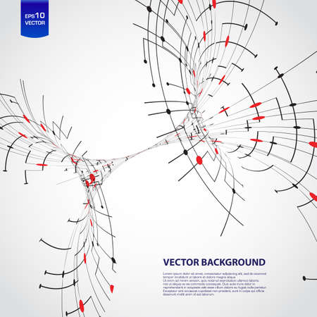 Abstract Background Vectorのイラスト素材