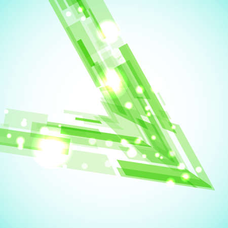 Virtual technology objects with space for your business messageのイラスト素材