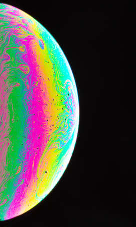 Abstract bright colorful circle backgroundの写真素材
